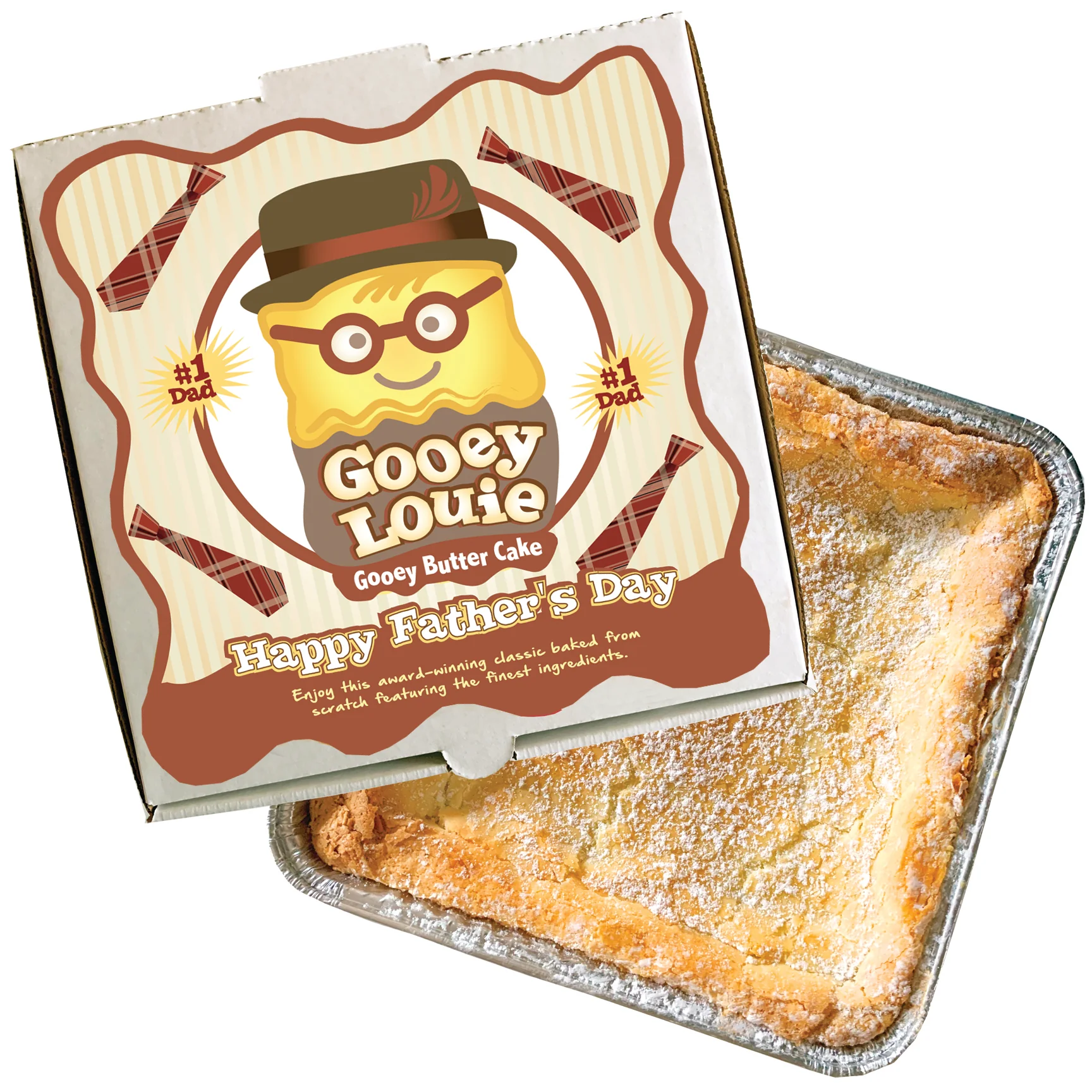 FATHER'S DAY Gooey Louie Box– Original Gooey Butter Cake LOCAL PICKUP - Image 3