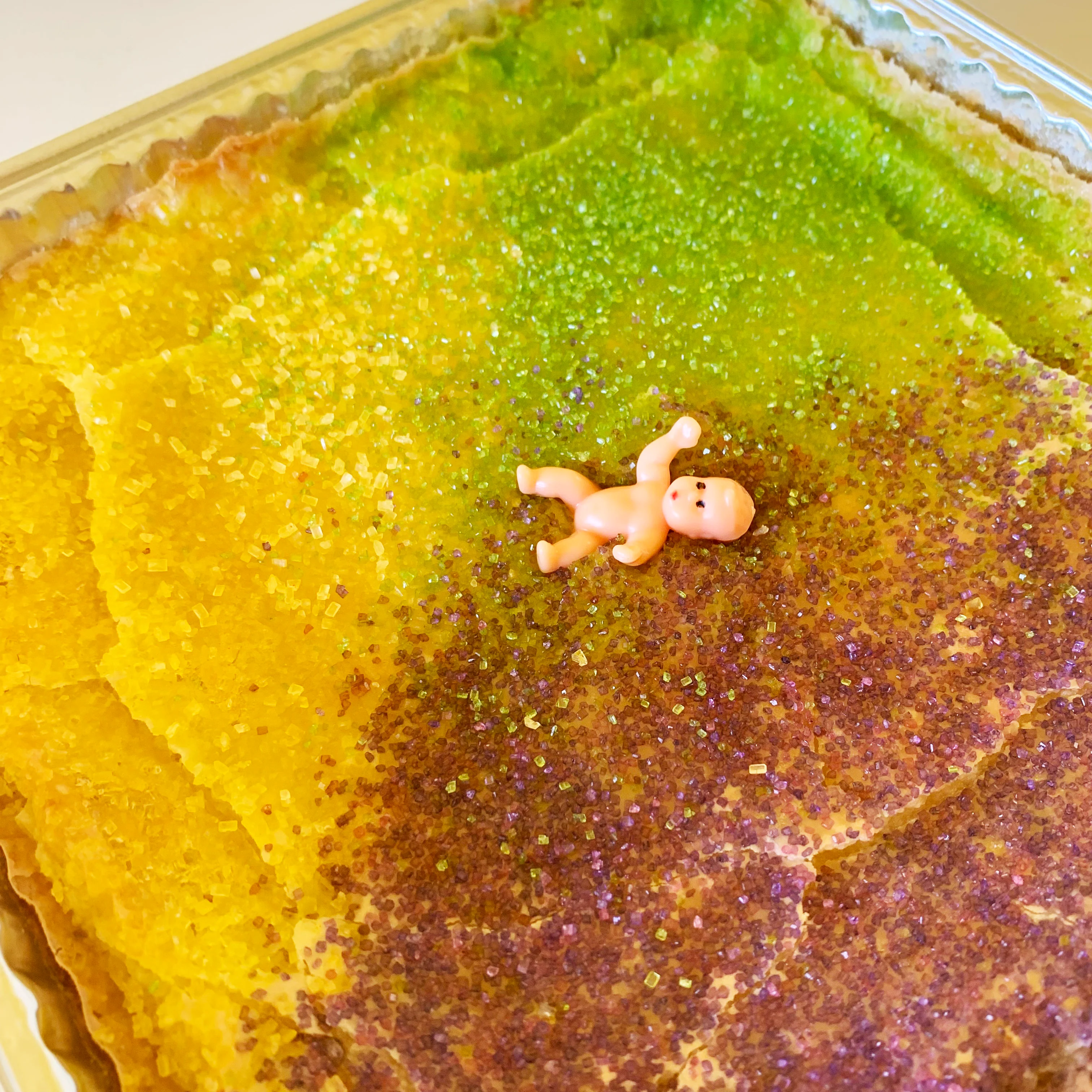 MARDI GRAS Gooey Louie Gooey Butter "King" Cake - Image 3